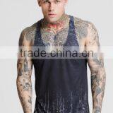 Mens Dri Fit Vest Gym Fitness Stringer Vest Sublimation Muscle Vest thumbnail-2