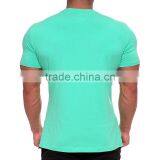 2017 Wholesale China Short Sleeve Men Shirt Manufactory OEM Raglan Sleeve Cheap Price thumbnail-3