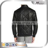 PU Coated Leather Jacket Padded Leather Jacket Man thumbnail-3