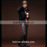 2015 Hot Sales Type Winter Man Luxurious Mink Fur Overcoat With Fox Fur Collar Man Short Turn-down Collar Jackets thumbnail-3