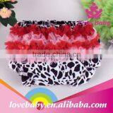 Wholesale New Desgin Cotton Cute Baby Ruffle Bloomer Baby Diaper Cover thumbnail-2