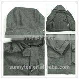 2016 Fake Horn Rib Woolen Jacket thumbnail-2