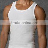 Mens Cotton Slim-fitting Tank Tops RO03 thumbnail-1