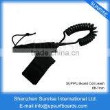 High Quality SUP Leash Coil Surfboard Leash Blue Leash Hot Sale thumbnail-2
