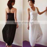 Simple and Nice Fashion Design Cotton Material Yoga Pants Women Workout Yoga Clothes Yoga Uniforms thumbnail-6