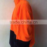 Two-color Fleece High Visibility Polar Jacket With Reflective Tapes thumbnail-3