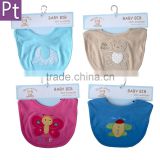 wholesale baby bibs and burp cloths/100% cotton interlock fabric