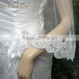 2016 Hot Sale Soft One-layer Bridal Veil/Beautiful Lace Wedding Veil thumbnail-4