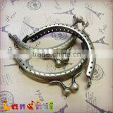 Bronze Metal Sew in Bag Purse Frame Kiss Lock Coin Purse Making thumbnail-4