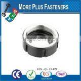 Made in Taiwan Hook Spanner Metric Fine Nylon Insert Round Type Black Phosphate Slotted Steel Round Spanner Nut thumbnail-5