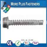 Made in Taiwan Flat Countersunk Head Hexagon Head Pan Head Self Drilling Screw Stainless Steel Carbon Steel Zinc Plated thumbnail-3