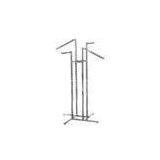 Portable Commercial Grade Adjustable Garment Display 4 Four Way Clothes Racks for Retail