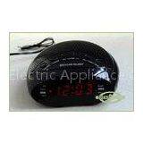 Manual Snooze Setting Tabletop Clock Radio in LED Display DC Clock Radio