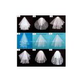 Ivory/White Bridal Veil, and Wedding Products as Customed Length (Veils1-9)