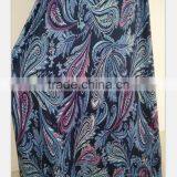 Mom and Daughter Summer Bohemia Long Dress Seelveless Blue Printing Mommy and me Outfits thumbnail-5