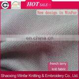 Winfar Textile Hot Sales Knitting Polyester Rayon Plain Dyed Terry Cloth Fabric thumbnail-1