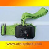 Top classic TSA green suitcase strap