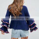 Hot Sale Cheap Price Bomber Jackets Fashion Women Plain Ladies Coats Winter Clothes thumbnail-3