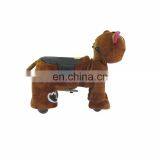 HI Brown Little Donkey Battery Operated Electric Animal Ride for Mall thumbnail-5