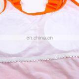 Ruffled Double Shoulders Large Women High Cut One Piece Plus Size Swimsuit thumbnail-5