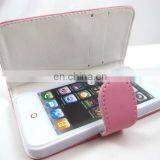 hot wallet case for iphone 5 high quality PU