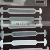 Plastic handle for heavy carton carrying