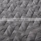 Delicate Multi Purpose Movable Woven Queen 100% Microfiber Polyester Quilt Bedspread Set thumbnail-7