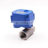 Economical DN8 DN10 DN15 DN20 DN25 DN32 Brass 2 Way Electric Motor Actuated Ball Valve Electric Motor Valve thumbnail-5