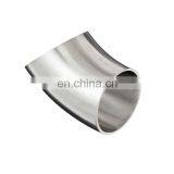 SS304 SS316 Wholesale Hygienic 45 & 90 Degree Short Elbow With Weld Ends thumbnail-2