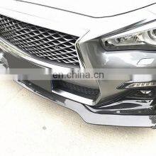 For Infiniti Q50 Sport 2018 2019 Carbon Fiber Fog Light Lamp Cover Trims thumbnail-2
