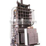 Vertical expanding machine for refrigerant recovery