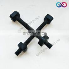 M6 M10 M12 M16 M20 M24 M30 M40 M50 M100 GRE Screw and Nuts, FRP Bolts and Nuts, GRP Bolt and Hex Nut thumbnail-5