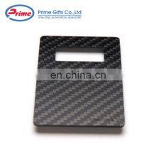 Custom Business Card Shaped Carbon Fiber Bottle Opener thumbnail-3