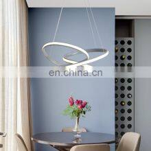Wholesale Price Residential Decoration Circle Rings Acrylic Modern LED Chandelier Light thumbnail-4