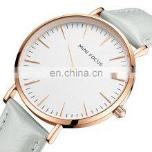 MINI FOCUS 0318L Women Quartz Watches Waterproof Girls Dress Brand Luxury Fashion Casual Ladies Watch Leather Strap Wristwatches thumbnail-1