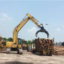 MONDE excavator wood grapple in forestry