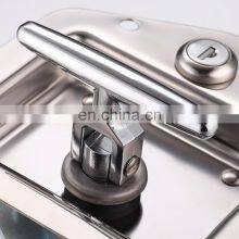 MS858-4 Vehicle Bus Stainless Steel Straight Handle T Bar Handle Lock thumbnail-5