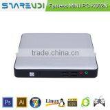 Sharevdi Fanless Mini pc Low Power 10w Intel Bay Trail J1900 Quad Core 2.0-2.41Ghz 2GB RAM 16GB SSD