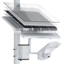 3G 4G SIM Card IP Camera Floodlight HD 5MP Security Outdoor PTZ CCTV Surveillance Cam 40W 20A Battery Solar Panel CamHipro thumbnail-1