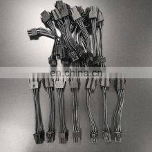 Foreman 4MM PET Sleeve Motherboard 24pin 8Pin CPU GPU 6pin PCIE Basic Computer Psu Extension Cable thumbnail-5