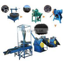 Waste Tire Stripping Machine Rubber Granules Making Line Rubber Powder Machine