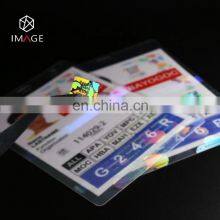 custom plastic security holographic laminate pouches