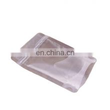 Stand Up Pouch With Zipper bag Frosted Stand Up Pouch Plastic Packaging Transparent Food Clear Zip Lock Resealable Bag