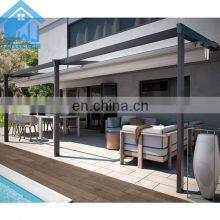Free Standing Outdoor Modern Bioclimatica Retractable Roof Awning Pergola For Garden