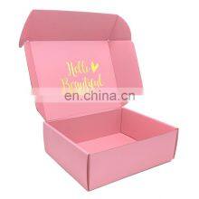 Wholesale Custom Printing Cosmetic Lash Make up Corrugated Paper Packaging Box Corrugated Shipping Mailer Gift Packing Boxes thumbnail-2