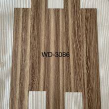 Antique wood grain stone plastic floor dark plastic floor tile scraping glue paste waterproof PVC floor sheet 2mm adhesive