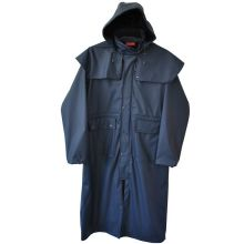 Pu raincoat shop