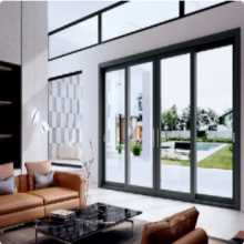 Super-house Thermal Break Aluminum Alloy Sliding Door Meeting Room Aluminum Sliding Doo thumbnail-1
