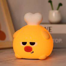 Seller Cheap Personalized Night Light Silicone Cute USB Rechargeable Dog Silicone Touchable Night Light For Kids thumbnail-5