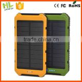 Popular hardstyle 10000mah mobile solar charger